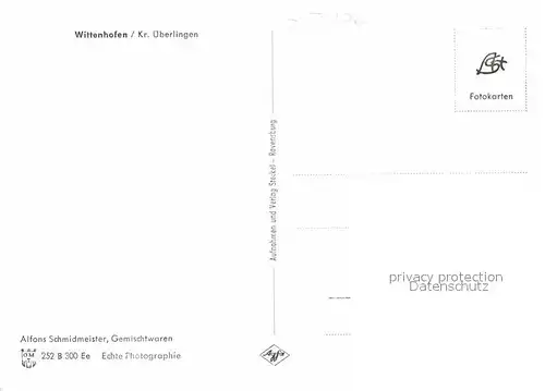 AK / Ansichtskarte Wittenhofen Panorama Gemischtwaren Schmidmeister Kat. Deggenhausertal