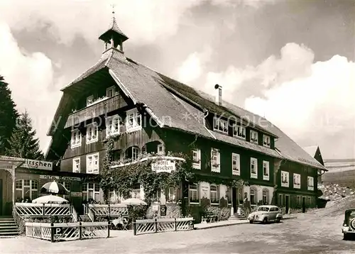 AK / Ansichtskarte Schoenwald Schwarzwald Hotel Hirschen Kat. Schoenwald im Schwarzwald