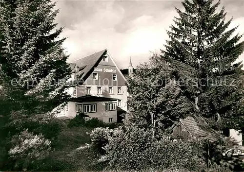 AK / Ansichtskarte Schoenwald Schwarzwald Pension Haus Schaetzle Kat. Schoenwald im Schwarzwald