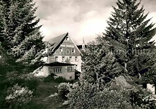 AK / Ansichtskarte Schoenwald Schwarzwald Pension Haus Schaetzle Kat. Schoenwald im Schwarzwald
