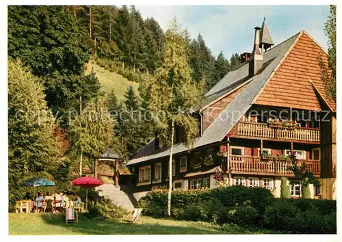 AK / Ansichtskarte Guetenbach Furtwangen Hotel Cafe Bachhof Kat. Furtwangen im Schwarzwald