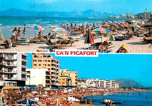 AK / Ansichtskarte Ca n Picafort Strand Panorama 