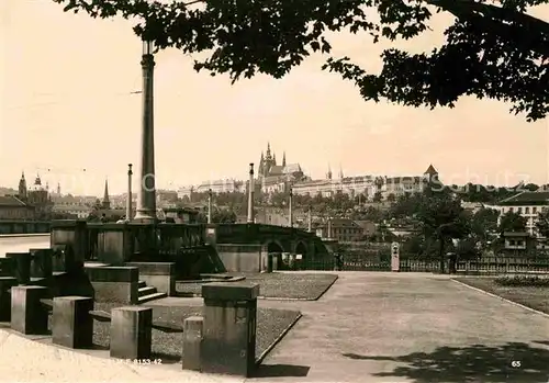 AK / Ansichtskarte Prag Prahy Prague Teilansicht Schloss Kat. Praha