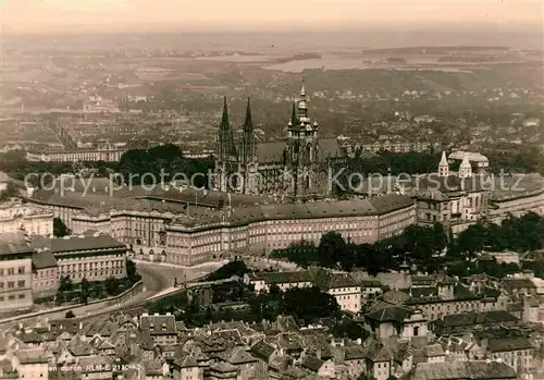 AK / Ansichtskarte Prag Prahy Prague Fliegeraufnahme Kat. Praha