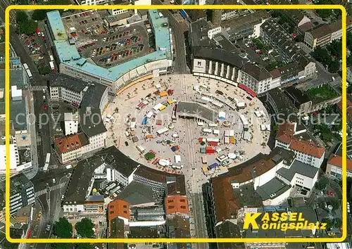 AK / Ansichtskarte Kassel Koenigsplatz Fliegeraufnahme Kat. Kassel