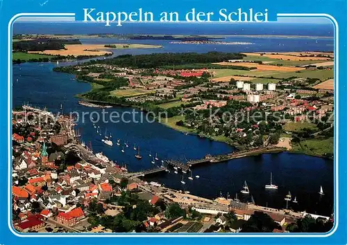 AK / Ansichtskarte Kappeln Schlei Fliegeraufnahme Kat. Kappeln