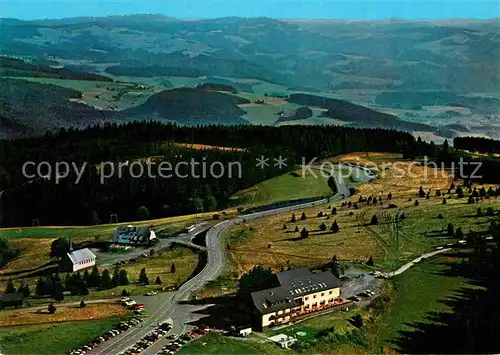 AK / Ansichtskarte St Peter Schwarzwald Berghotel Kandel Fliegeraufnahme Kat. St. Peter