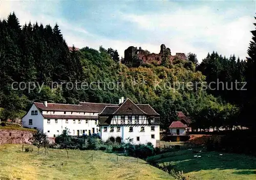 AK / Ansichtskarte Kaiserslautern Klugsche Muehle mit Burgruine Wilensein im Karlstal Kat. Kaiserslautern