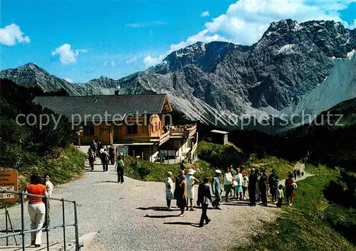 AK / Ansichtskarte Malbun Restaurant Sareiserjoch Blankus Spusengang Panueeler Kat. Triesenberg Liechtenstein