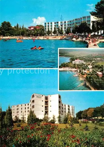AK / Ansichtskarte Umag Umago Istrien Hotel Istratourist Fliegeraufnahme Kat. Kroatien