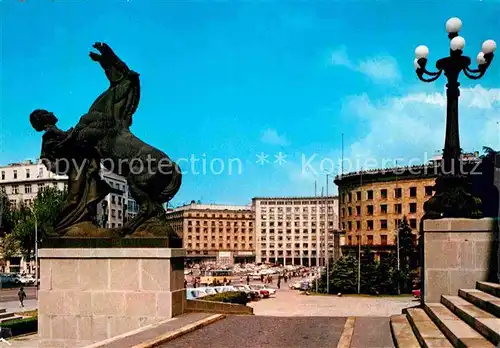 AK / Ansichtskarte Beograd Belgrad Pogled na trg Marksa i Engelsa Kat. Serbien