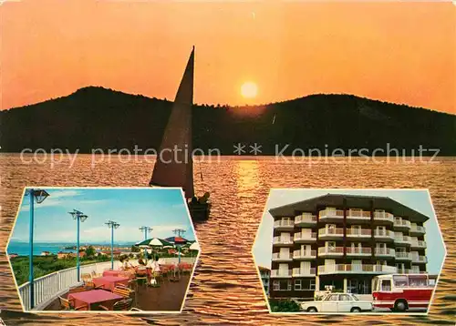 AK / Ansichtskarte Jugoslawien Yugoslavie Simonov Zaliv Izola Hotel Haliaetum Kat. Serbien
