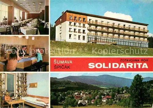 AK / Ansichtskarte Sumava Boehmerwald Spicak Zotavovna ROH Solidarita Kat. Tschechische Republik