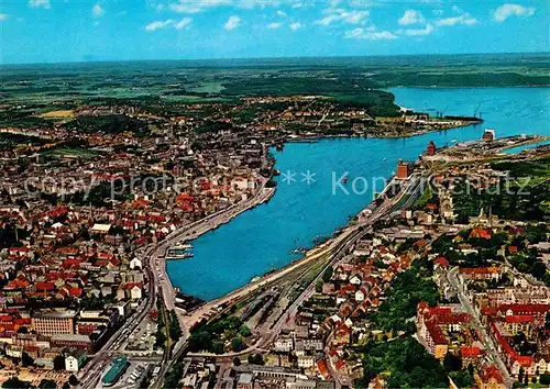 AK / Ansichtskarte Flensburg Fliegeraufnahme Stadt und Foerde Kat. Flensburg