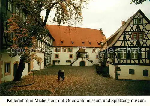 AK / Ansichtskarte Michelstadt Kellereihof mit Odenwaldmuseum und Spielzeugmuseum Kat. Michelstadt