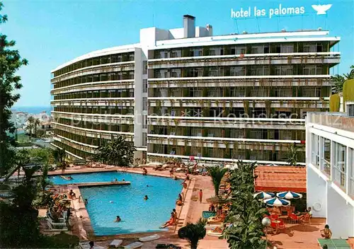 AK / Ansichtskarte Torremolinos Hotel Las Palomas Kat. Malaga Costa del Sol