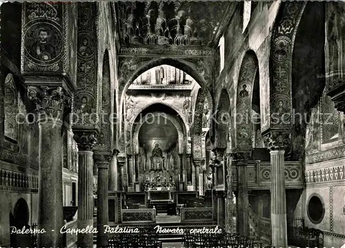 AK / Ansichtskarte Palermo Sicilia Cappella Palatina Navata centrale Kat. Palermo