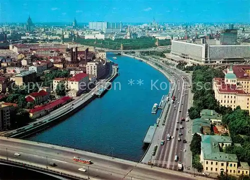 AK / Ansichtskarte Moskau Fluss Panorama Kat. Russische Foederation