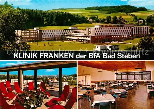 AK / Ansichtskarte Bad Steben Klinik Franken Kat. Bad Steben