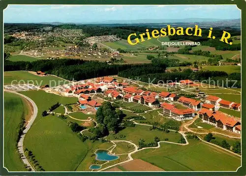 AK / Ansichtskarte Griesbach Rottal Dreiquellenbad Luftbild Kat. Bad Griesbach i.Rottal