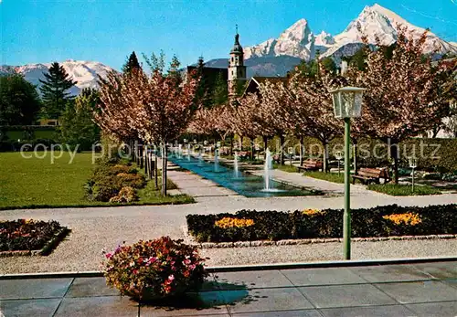 AK / Ansichtskarte Berchtesgaden Kurpark Watzmann Kat. Berchtesgaden