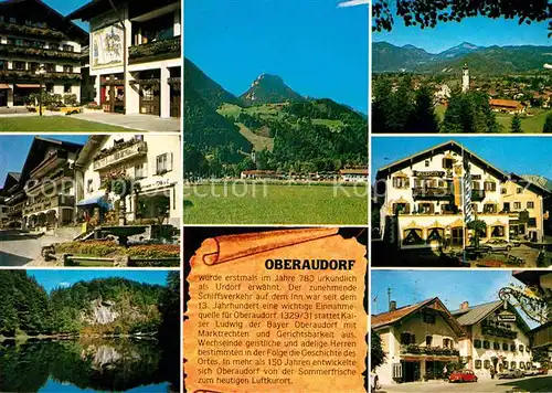 AK / Ansichtskarte Oberaudorf Ortsansichten Panorama Kat. Oberaudorf