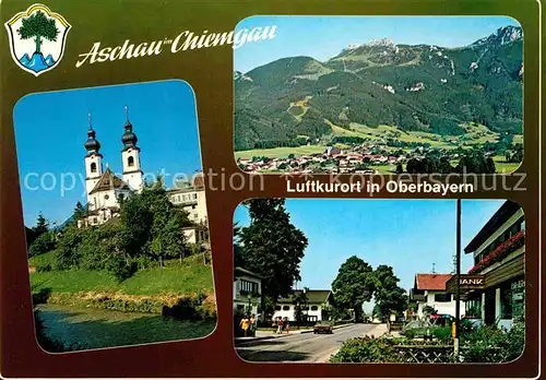 AK / Ansichtskarte Aschau Chiemgau Alpen Ortsansicht Kloster Kat. Aschau i.Chiemgau