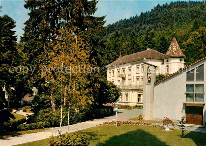 Ak Ansichtskarte Badenweiler Sanatorium Schloss Hausbaden Kat
