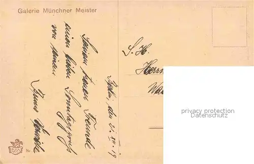 AK / Ansichtskarte Verlag Galerie Muenchner Meister Nr. 426 Bill Fisher Meine Erste Zigarette Kat. Verlage