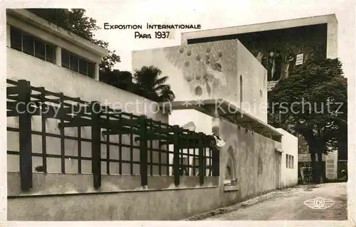 AK / Ansichtskarte Exposition Internationale Paris 1937 Pavillon du Comite de la Terre d Israel  Kat. Expositions