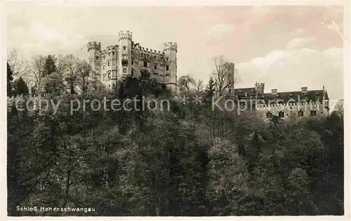 AK / Ansichtskarte Hohenschwangau Schloss Kat. Schwangau