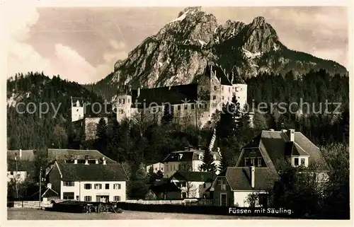 AK / Ansichtskarte Fuessen Allgaeu Saeuling Kat. Fuessen