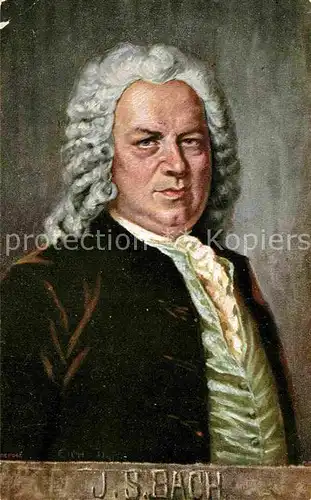 AK / Ansichtskarte Bach Johann Sebastian  Kat. Komponist