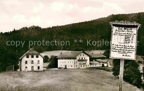 AK / Ansichtskarte Arnbruck Berggasthof Eck Kat. Arnbruck