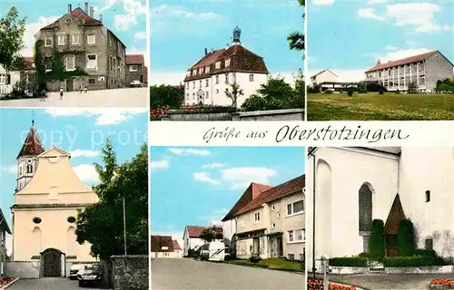 AK / Ansichtskarte Oberstotzingen Kirche Schule  Kat. Niederstotzingen