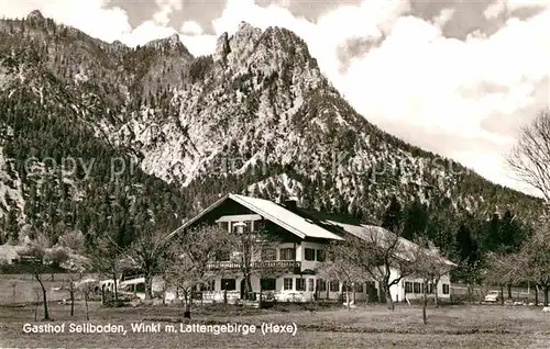 AK / Ansichtskarte Winkl Bischofswiesen Lattengebirge Gasthof Sellboden Kat. Bischofswiesen