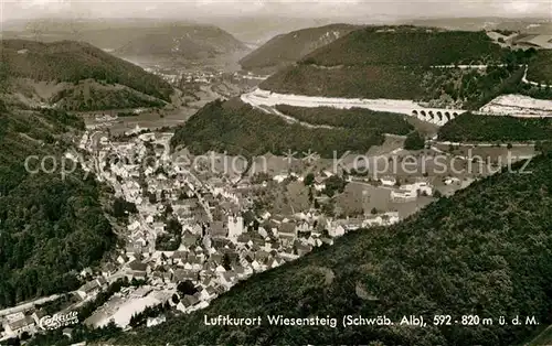 AK / Ansichtskarte Wiesensteig Fliegeraufnahme Kat. Wiesensteig