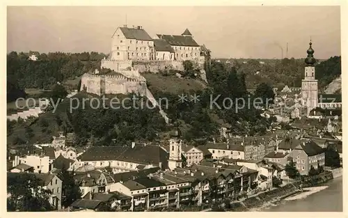 AK / Ansichtskarte Burghausen Freising Panorama mit Burg Kat. Kirchdorf a.d.Amper