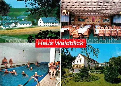AK / Ansichtskarte Herborn Hessen Restaurant Haus Waldblick Kat. Herborn