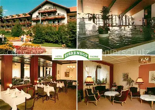 AK / Ansichtskarte Griesbach Rottal Hotel Birkenhof Therme Kat. Bad Griesbach i.Rottal