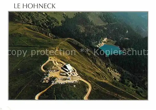 AK / Ansichtskarte Hohneck Somme du Hohneck Les Hautes Vosges Lac du Schiessrothried vue aerienne Kat. Gerardmer