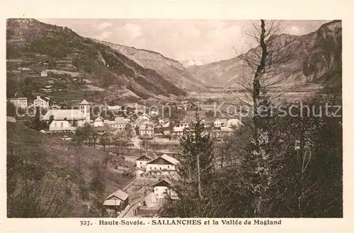 AK / Ansichtskarte Sallanches et la Vallee de Magland Haute Savoie Kat. Sallanches