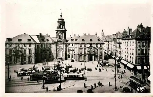 AK / Ansichtskarte Rennes La Mairie et la Place Kat. Rennes