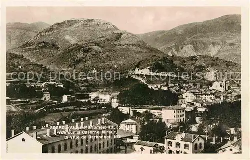 AK / Ansichtskarte Sospel Vue sur la Caserne Mireur la ville de Barbonnet Kat. Sospel