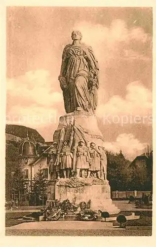 AK / Ansichtskarte Belfort Alsace Monument aux Morts Kriegerdenkmal Kat. Belfort