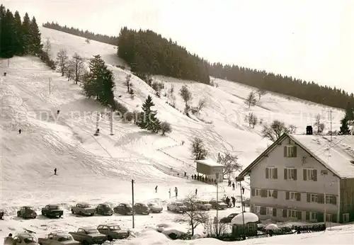 AK / Ansichtskarte Maierhoefen Allgaeu Iberg Gasthaus und Skilift Kat. Maierhoefen