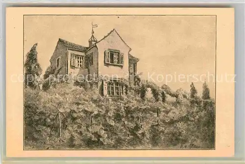 AK / Ansichtskarte Meersburg Bodensee Annettes Fuerstenhaeusl Kat. Meersburg