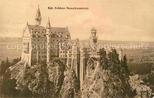 AK / Ansichtskarte Fuessen Allgaeu Schloss Neuschwanstein Kat. Fuessen
