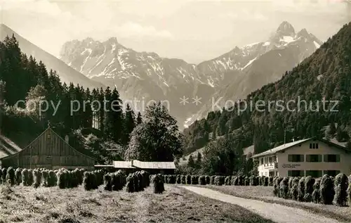 AK / Ansichtskarte Fuessen Allgaeu Gruben Kratzer Trettachspitze Kat. Fuessen