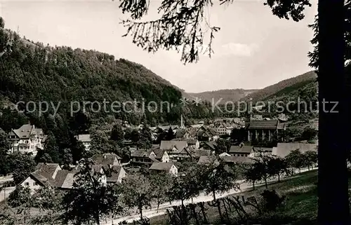 AK / Ansichtskarte Hoefen Enz Wildbad Panorama Kat. Hoefen an der Enz